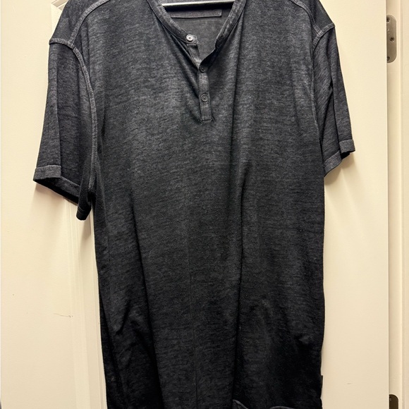 John Varvatos Charcoal Button Down Shirt - Picture 1 of 3